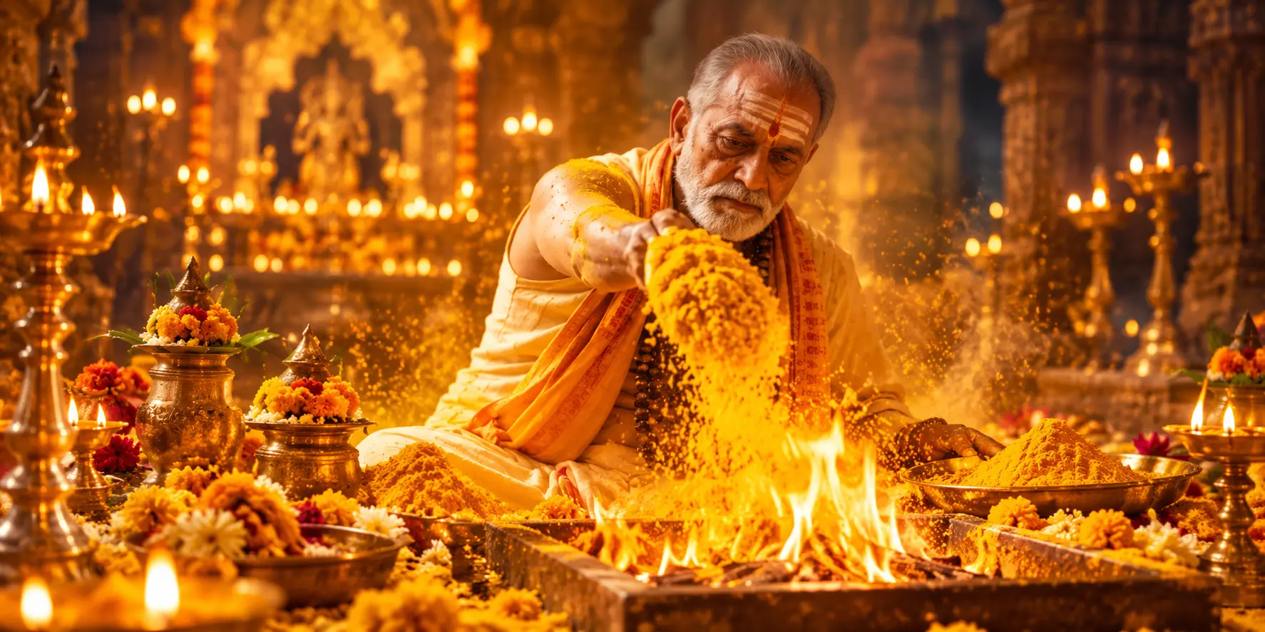 Dev Guru Brihapati Haldi Havan