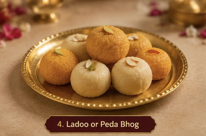 🍬 Ladoo or Peda Bhog