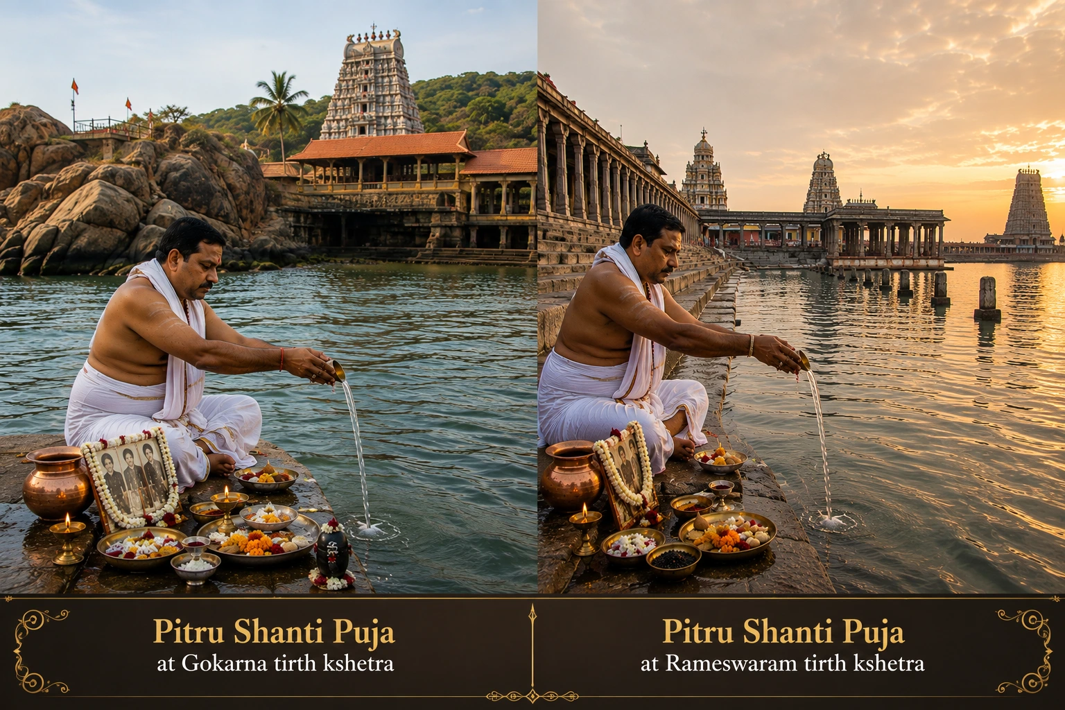 Pitru Shanti Puja at Rameshwaram & Gokarna Tirth Kshetra