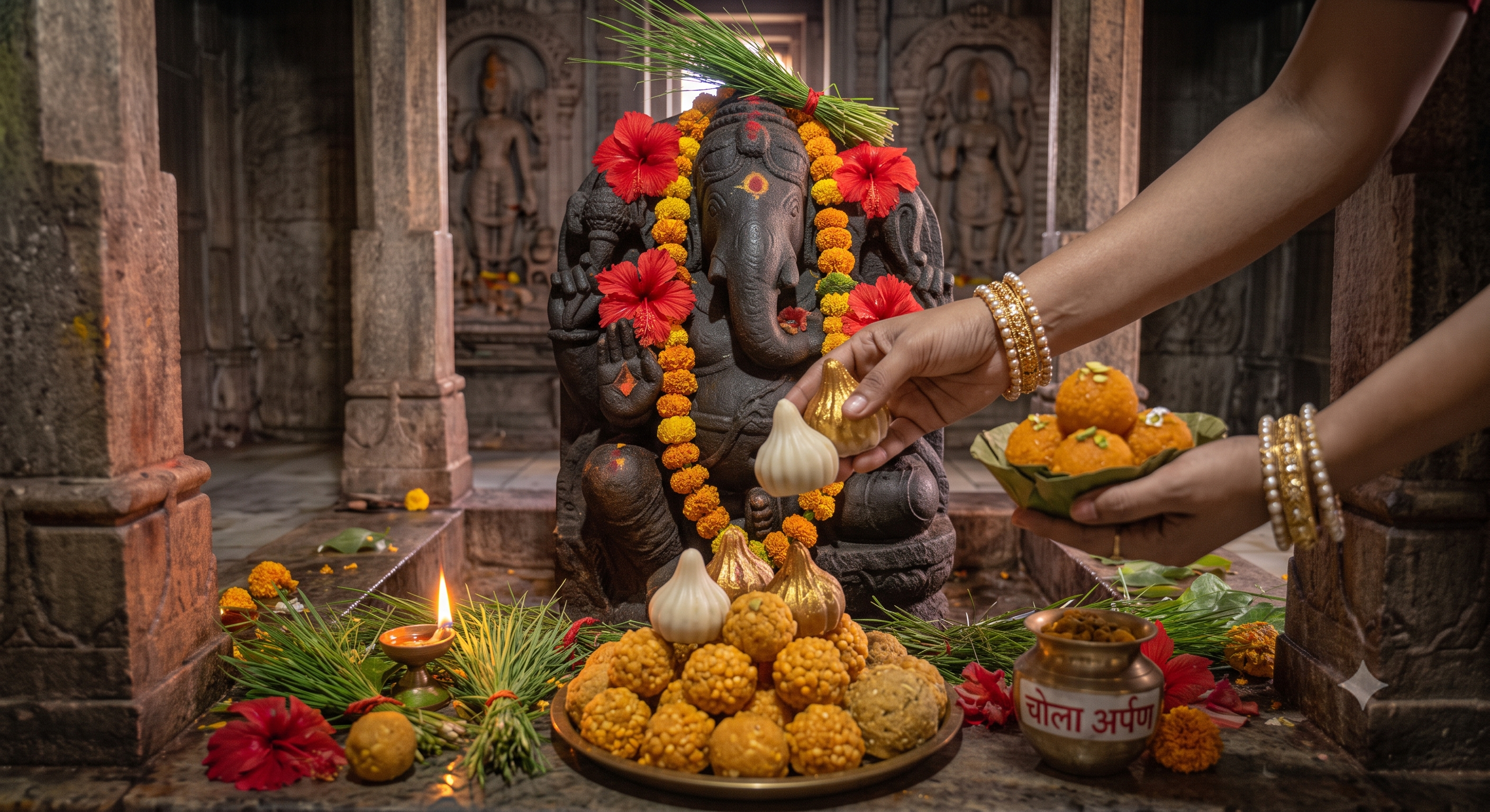 Modak or Motichoor Laddoo