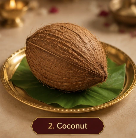 🥥 Coconut offering for Manokamna purti