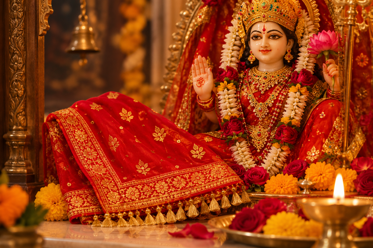 Kamakhya Red Chunari