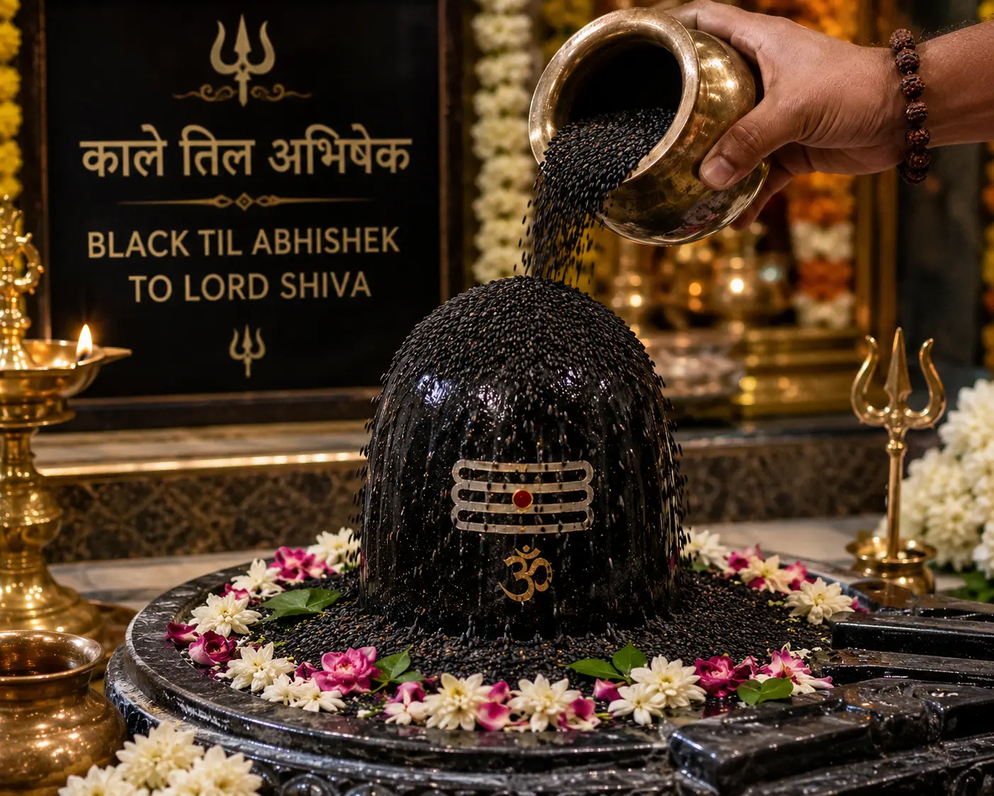 4-Somvar of Shravan Black Saseme abhishek Sankalp