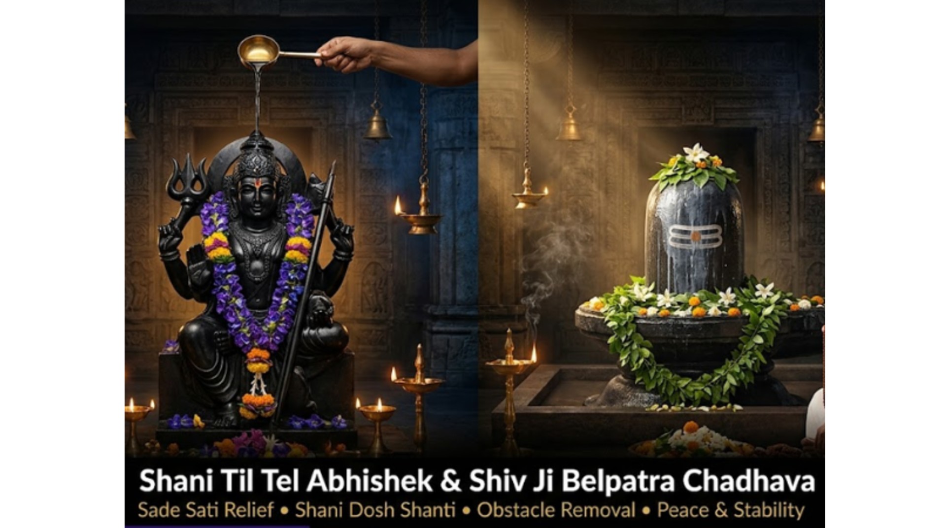 Shani Til Tel Abhishek & Shiv Ji Ganga Jal Abhishek