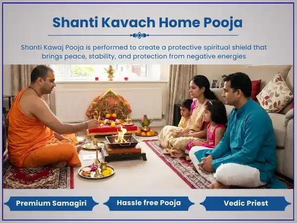 Shanti Kavach Home Pooja - for anxiety, overthinking, emotional instability