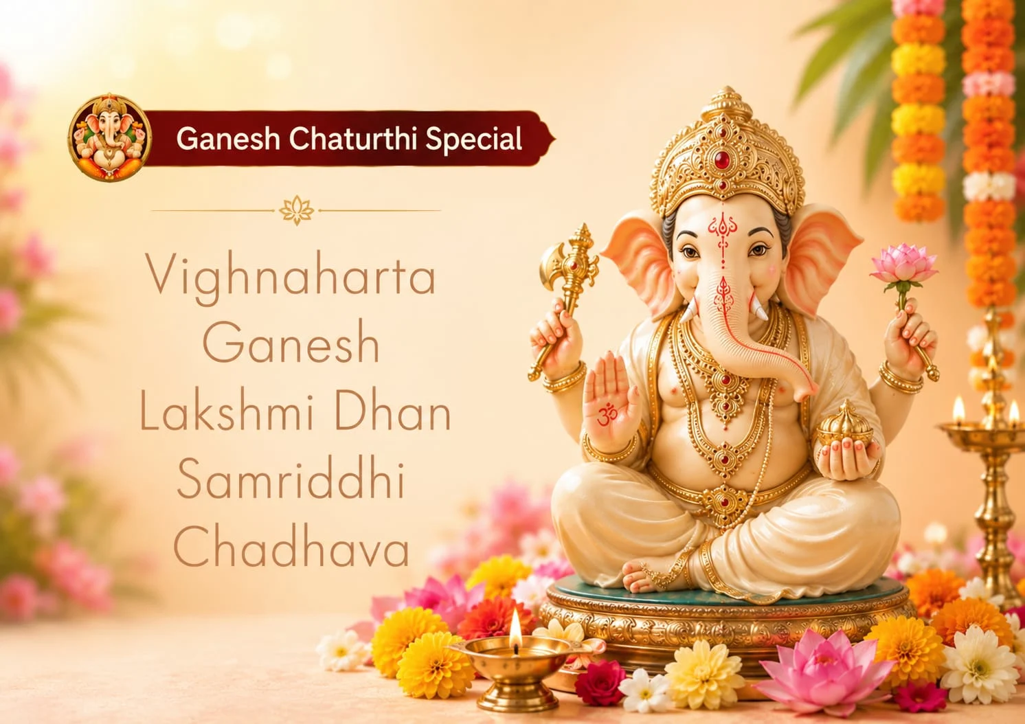 Ganesh Chaturthi Special – Vighnaharta Ganesh Lakshmi Dhan Samriddhi Chadhava