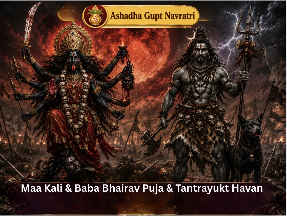 Gupt Navratri VisheshMaa Kali & Kaal Bhairav Puja and Tantryokt Yagya