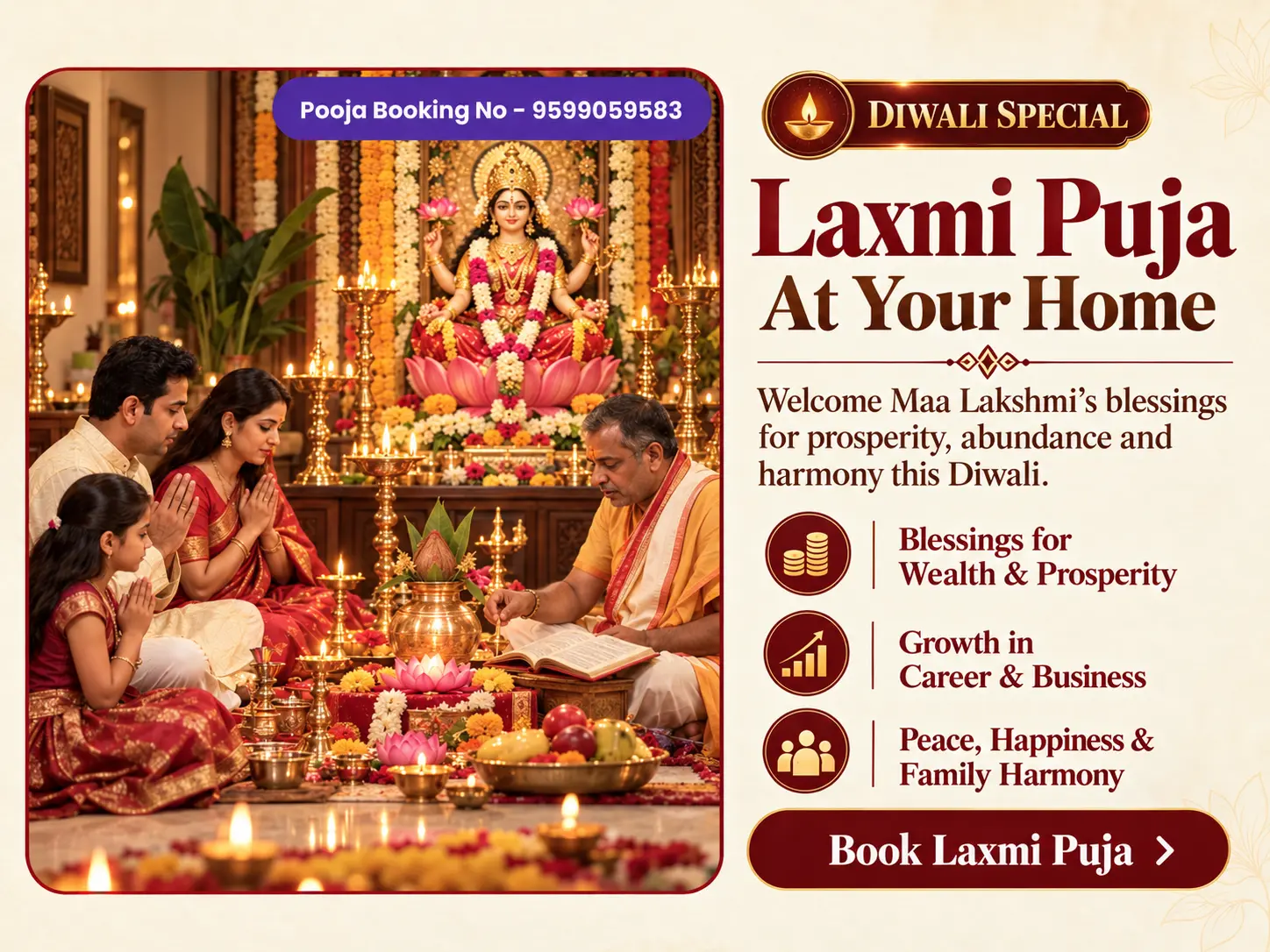 Diwali special - Laxmi Puja at home