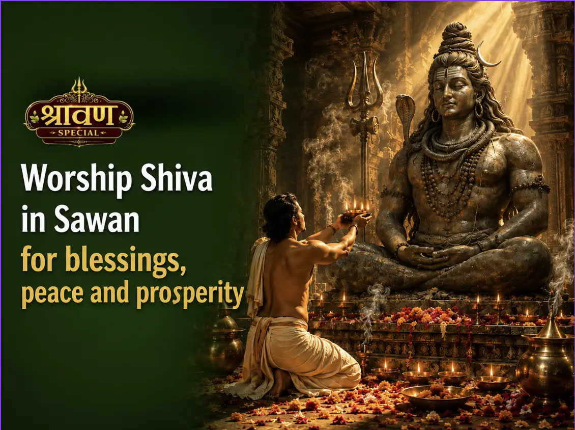 Sawan Maha Shivratri 4 Prahar Shivarchan and 11 Kg Bhashma, Bhaang, Jal & Chandan Abhishek