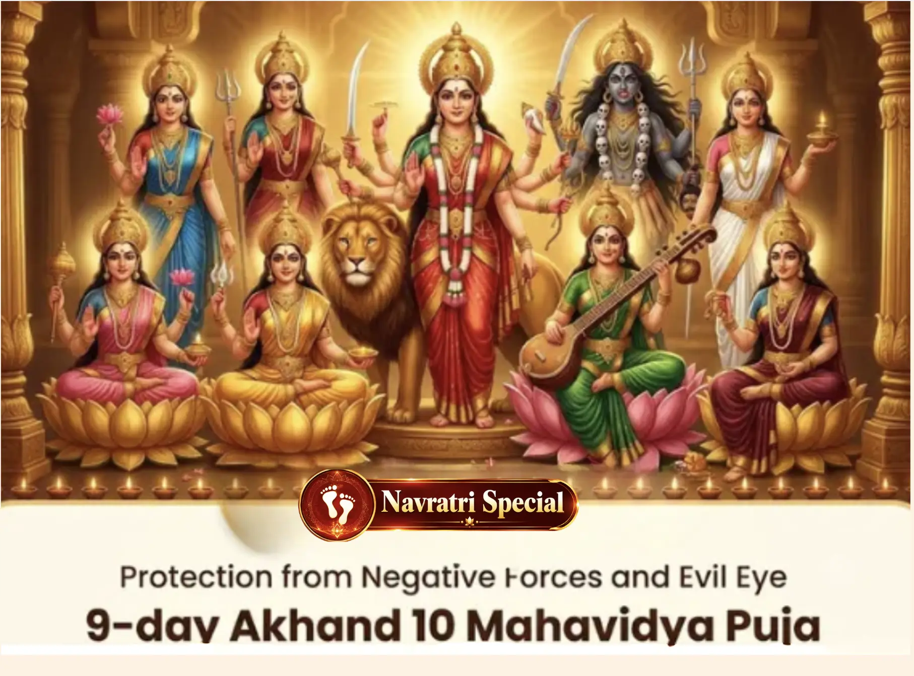 9 Day Akhand Dash Mahavidhya Tantrokta Pujan and Yagya