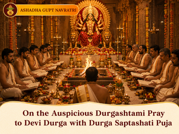 On the Auspicious Durgashtami Pray to Devi Durga with Durga Saptashati Puja